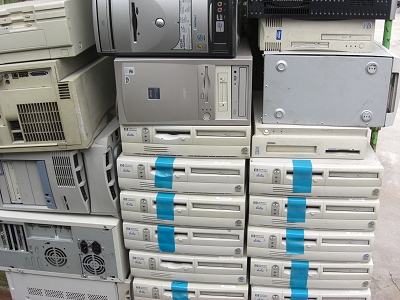 集まってきた処分パソコン･廃棄パソコン