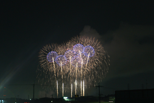 2014年8月1日のPL花火大会鑑賞